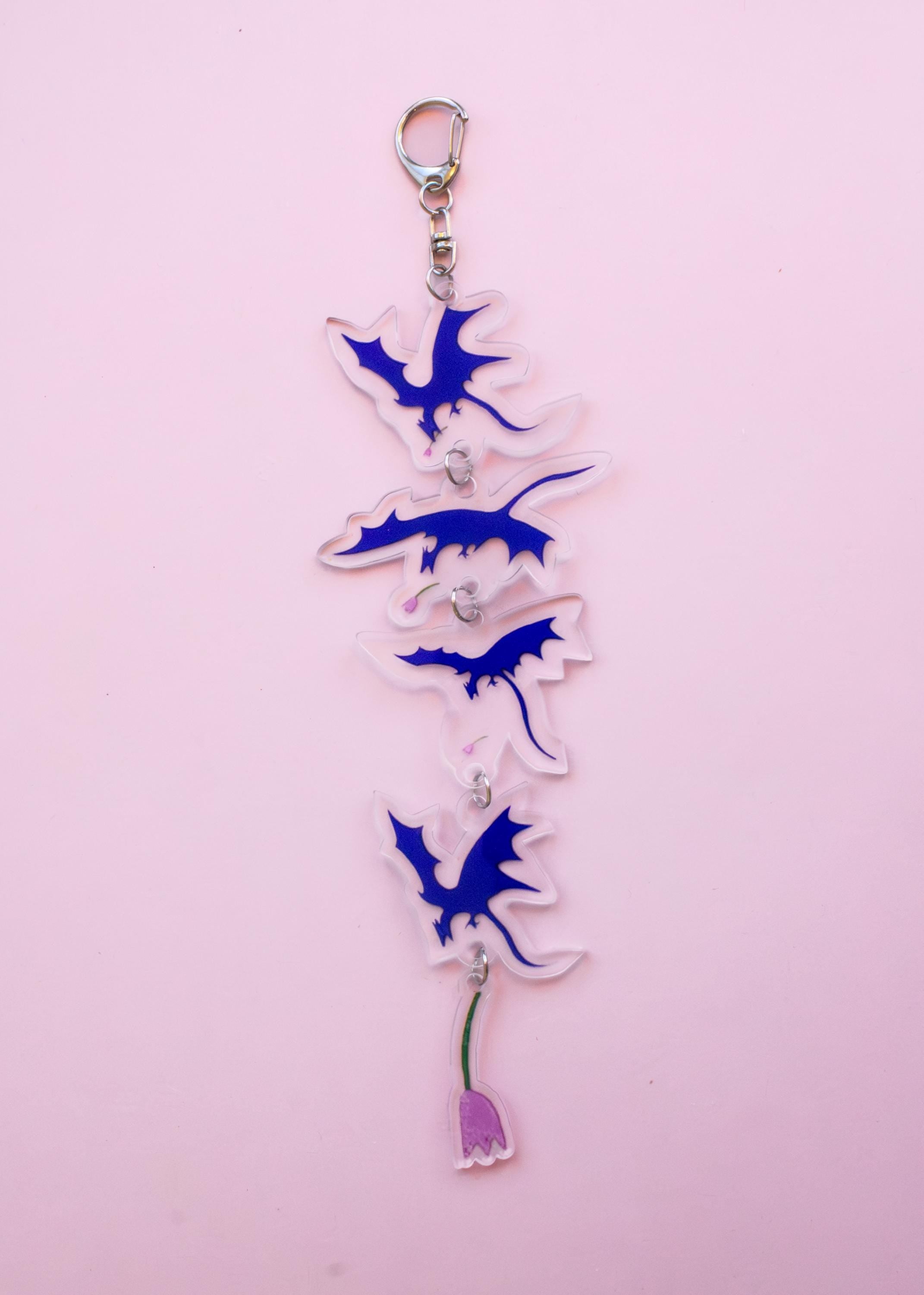 Falling Flower ✶ Keyring