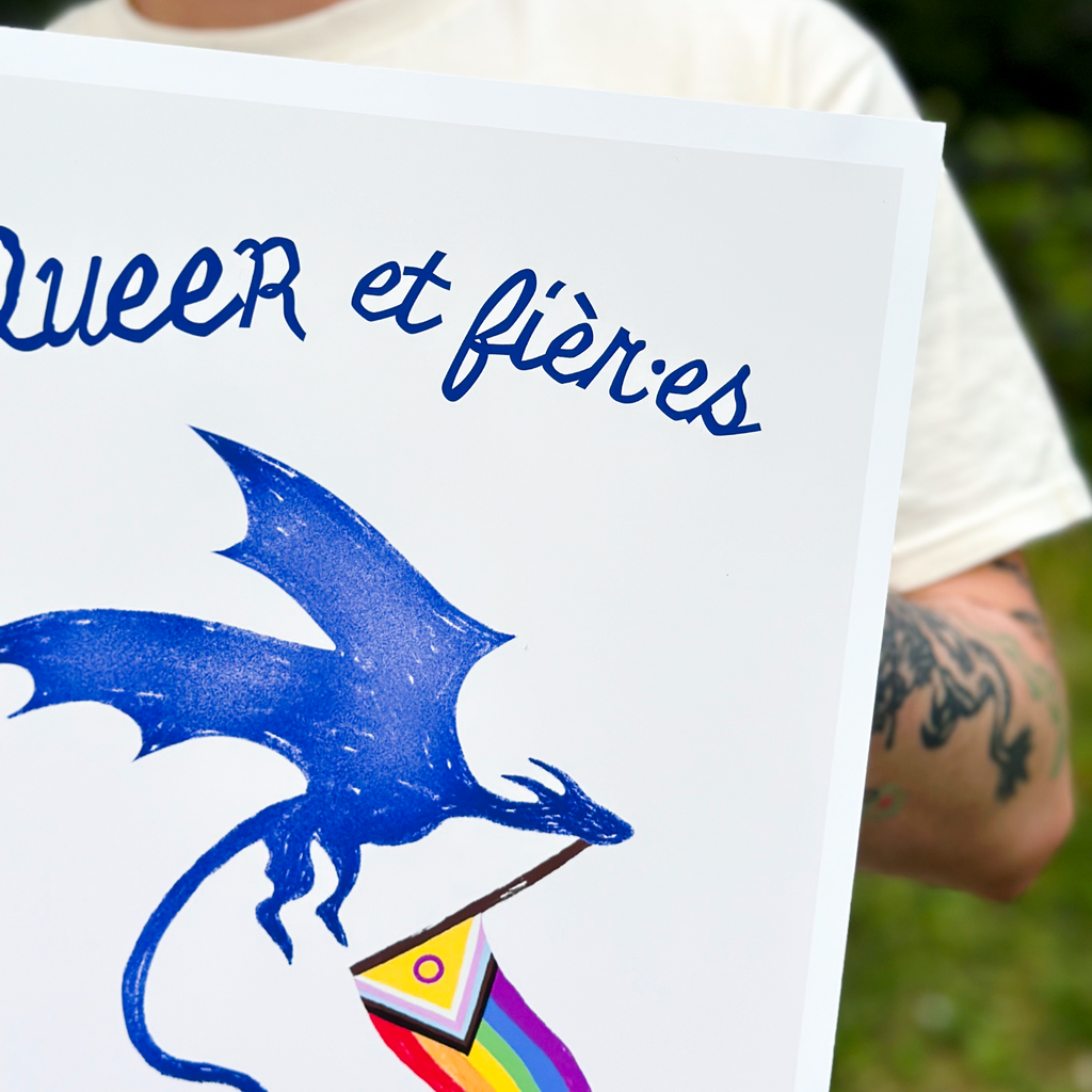 Queer et Fier·es ✶ A3 Print signed