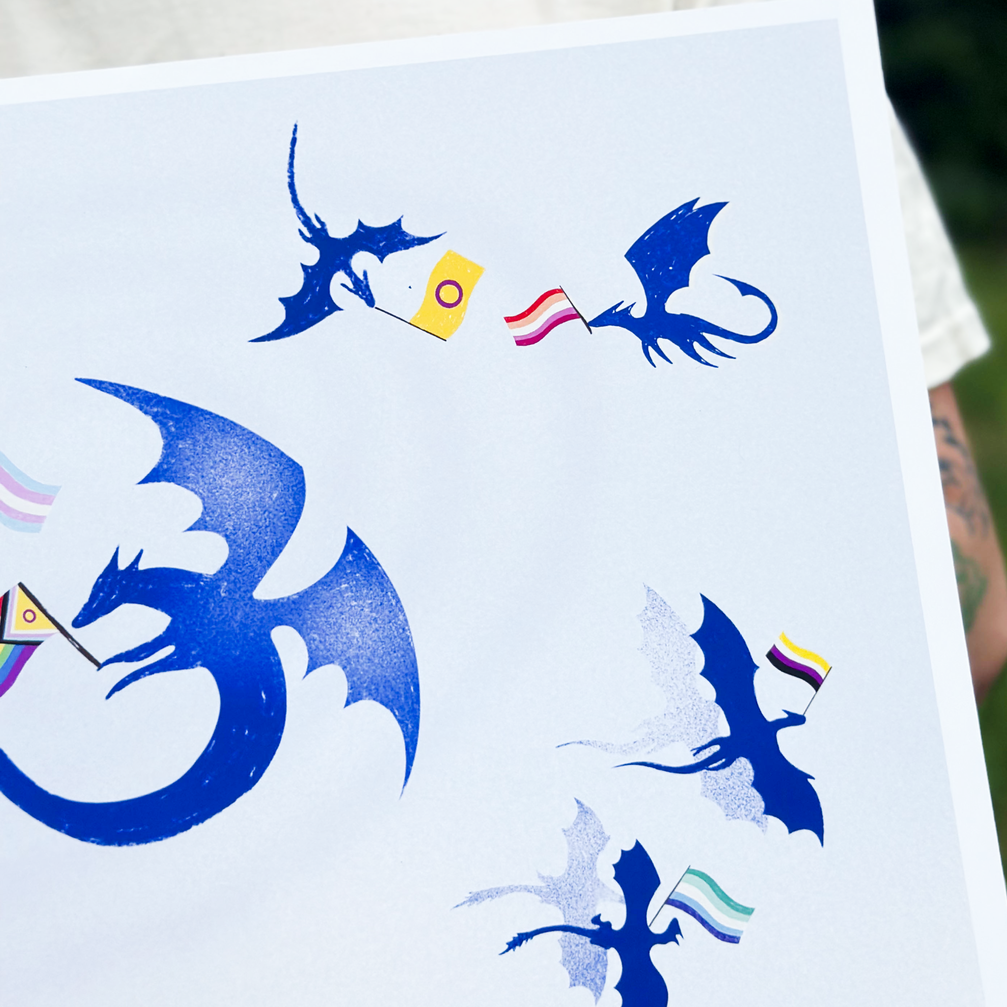 Dragons of Pride ✶ Signed A3 Print