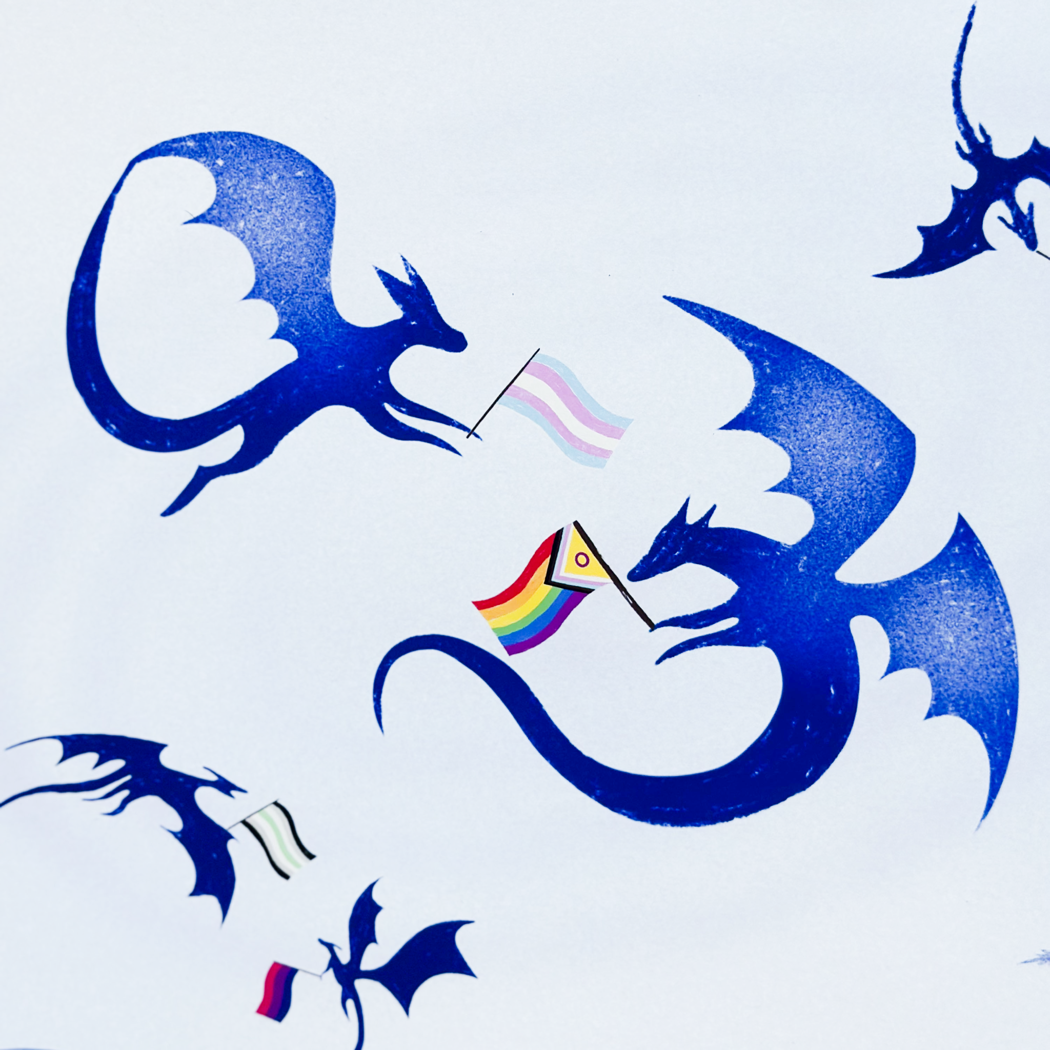 Dragons of Pride ✶ Signed A3 Print