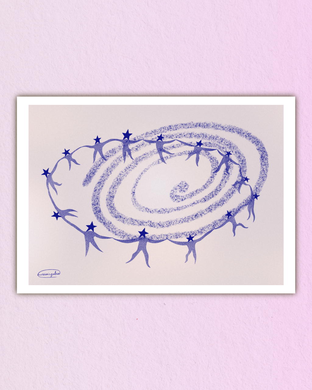 No Borders Between Us  ✶ A3 Print signed