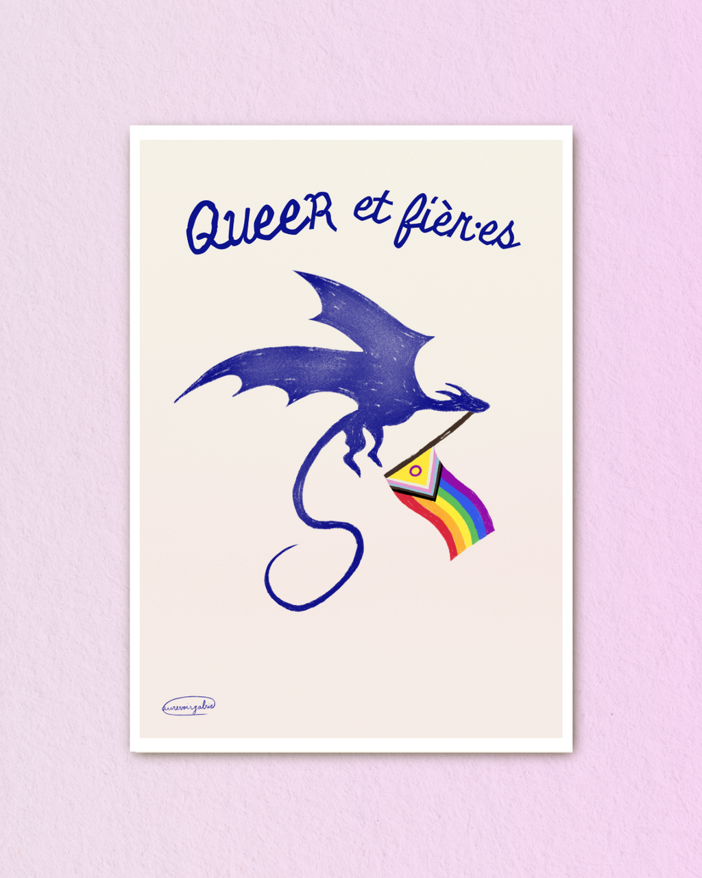 Queer et Fier·es ✶ A3 Print signed