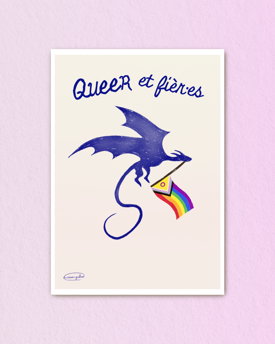 Queer et Fier·es ✶ A3 Print signed