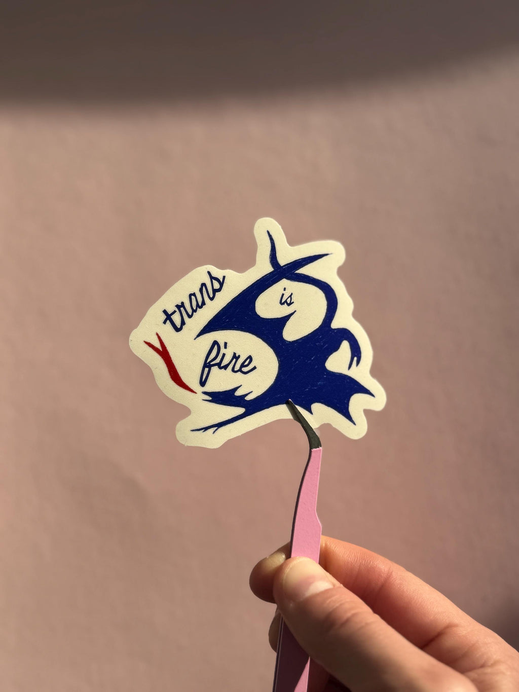 Sticker “Trans is Fire” ✶ Vinyle waterproof