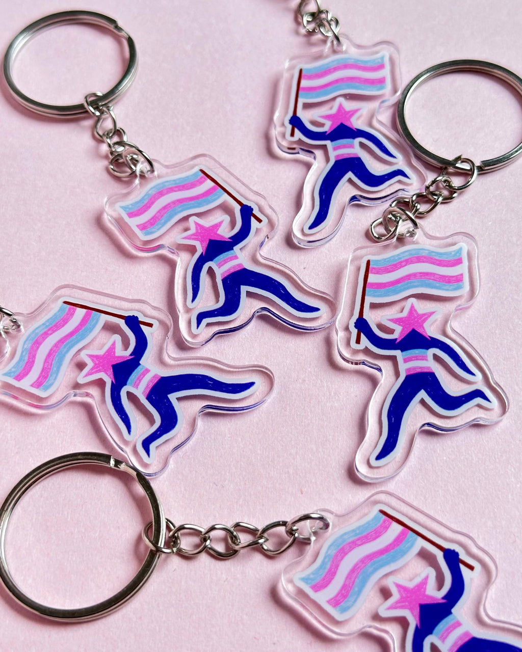 Trans Étoile ✶ Porte-clés