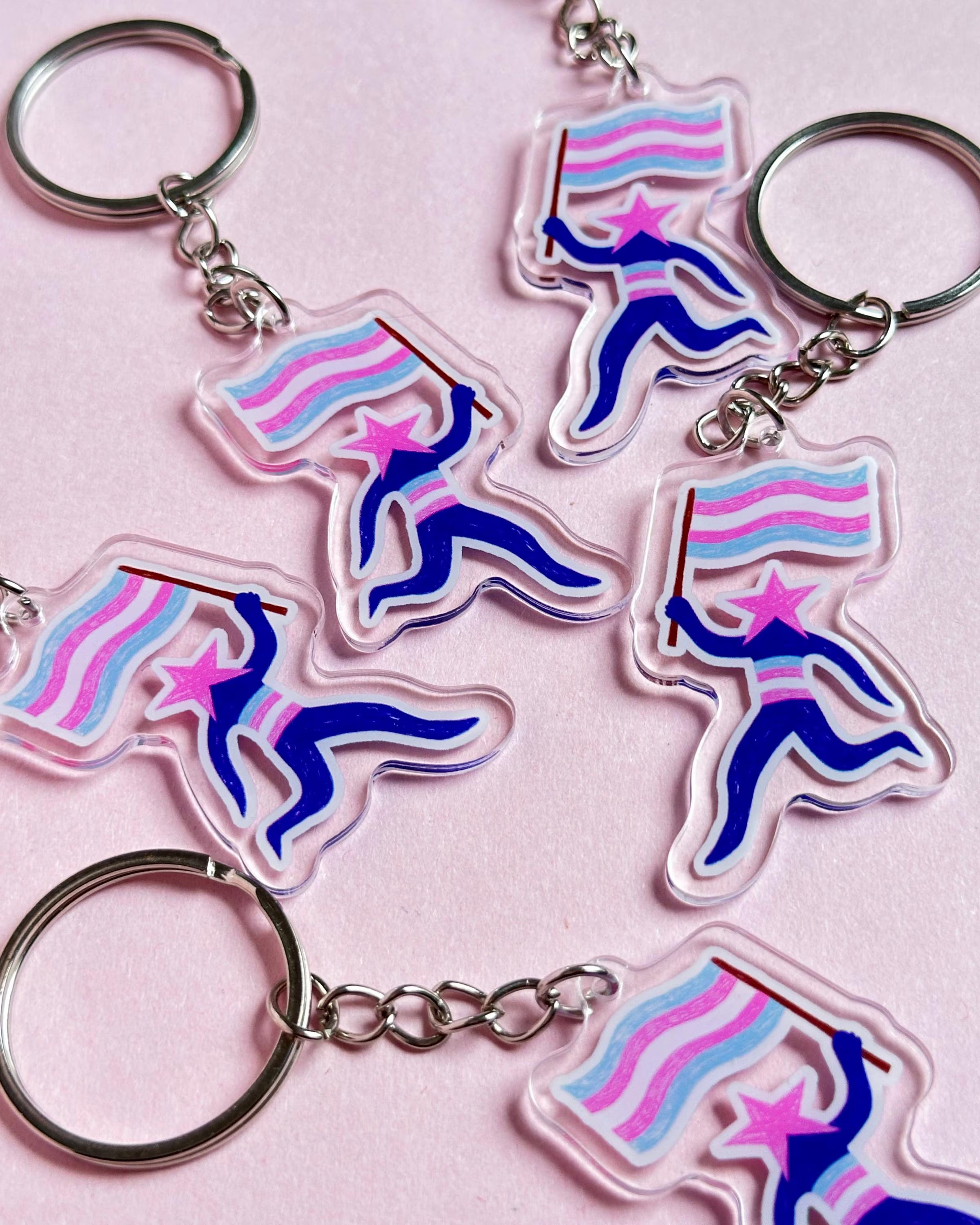 Trans Étoile ✶ Porte-clés