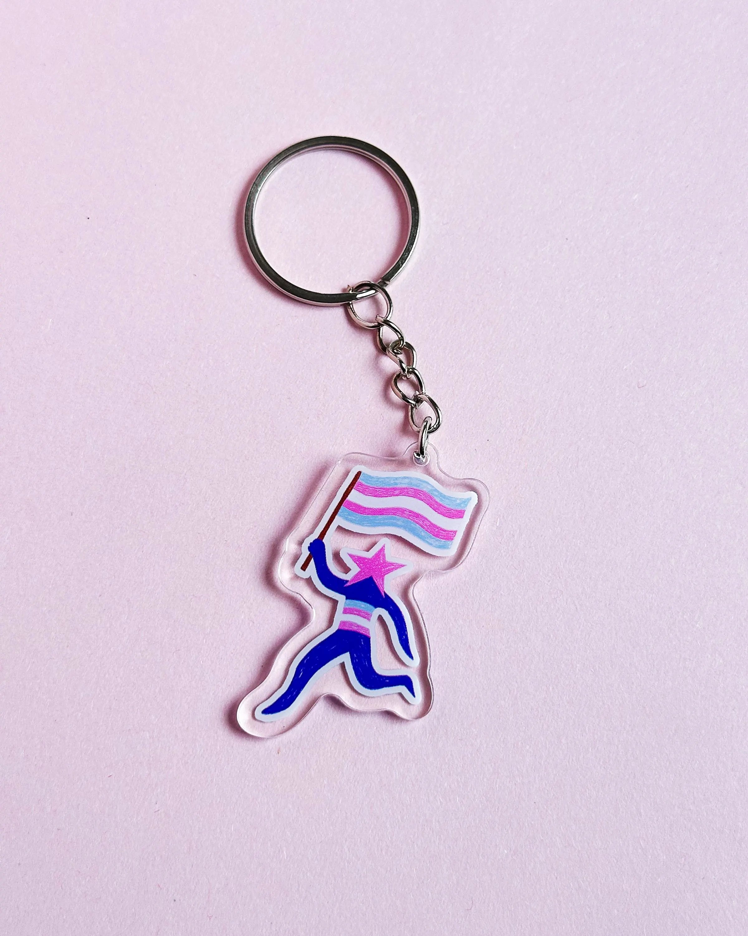 Trans Étoile ✶ Porte-clés