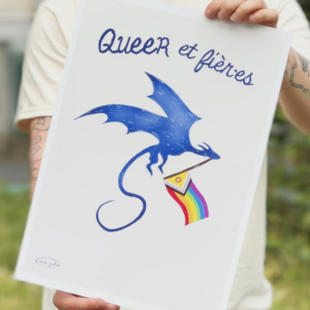 Queer et Fier·es ✶ A3 Print signed