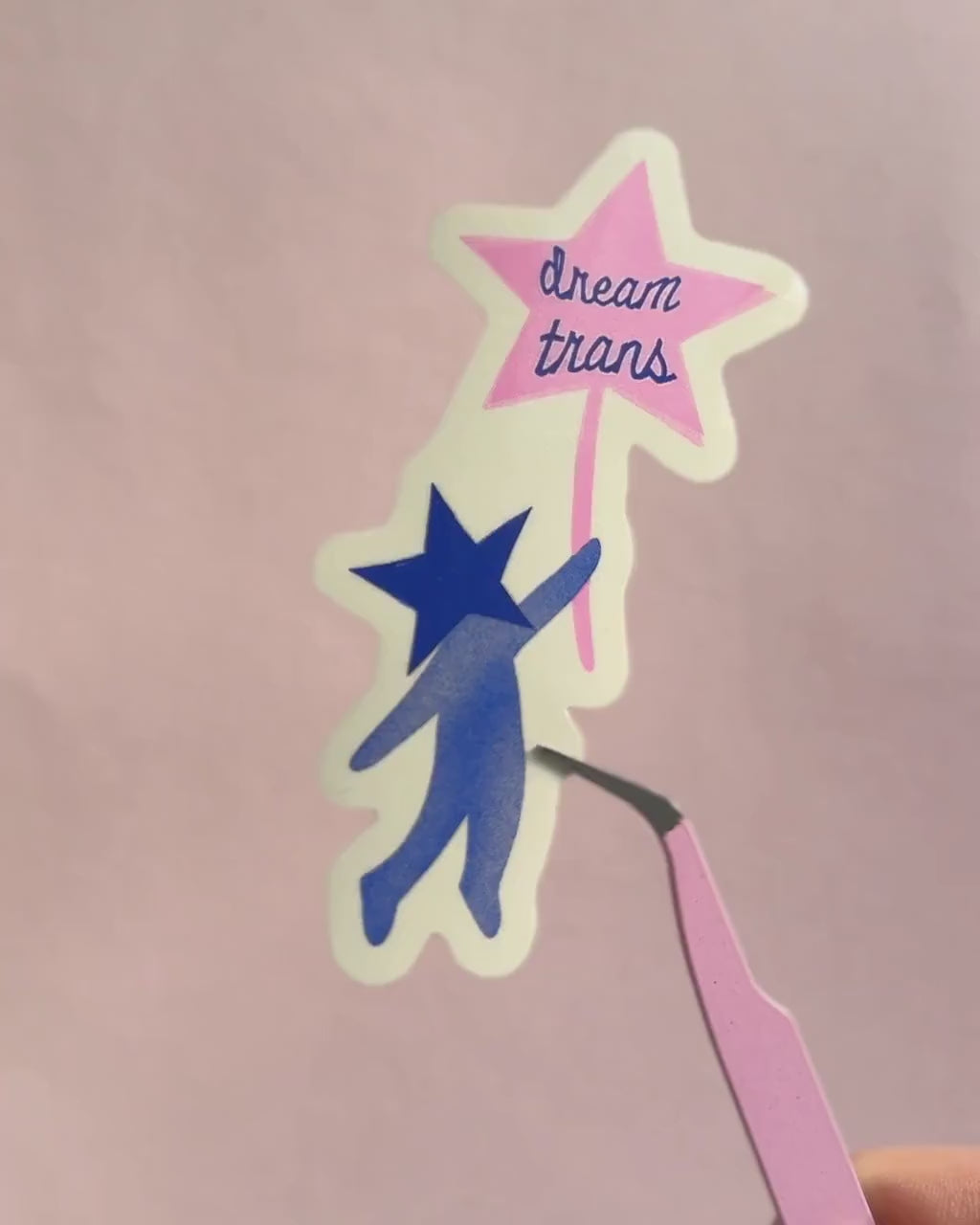 Sticker “Dream Trans” ✶ Vinyle waterproof