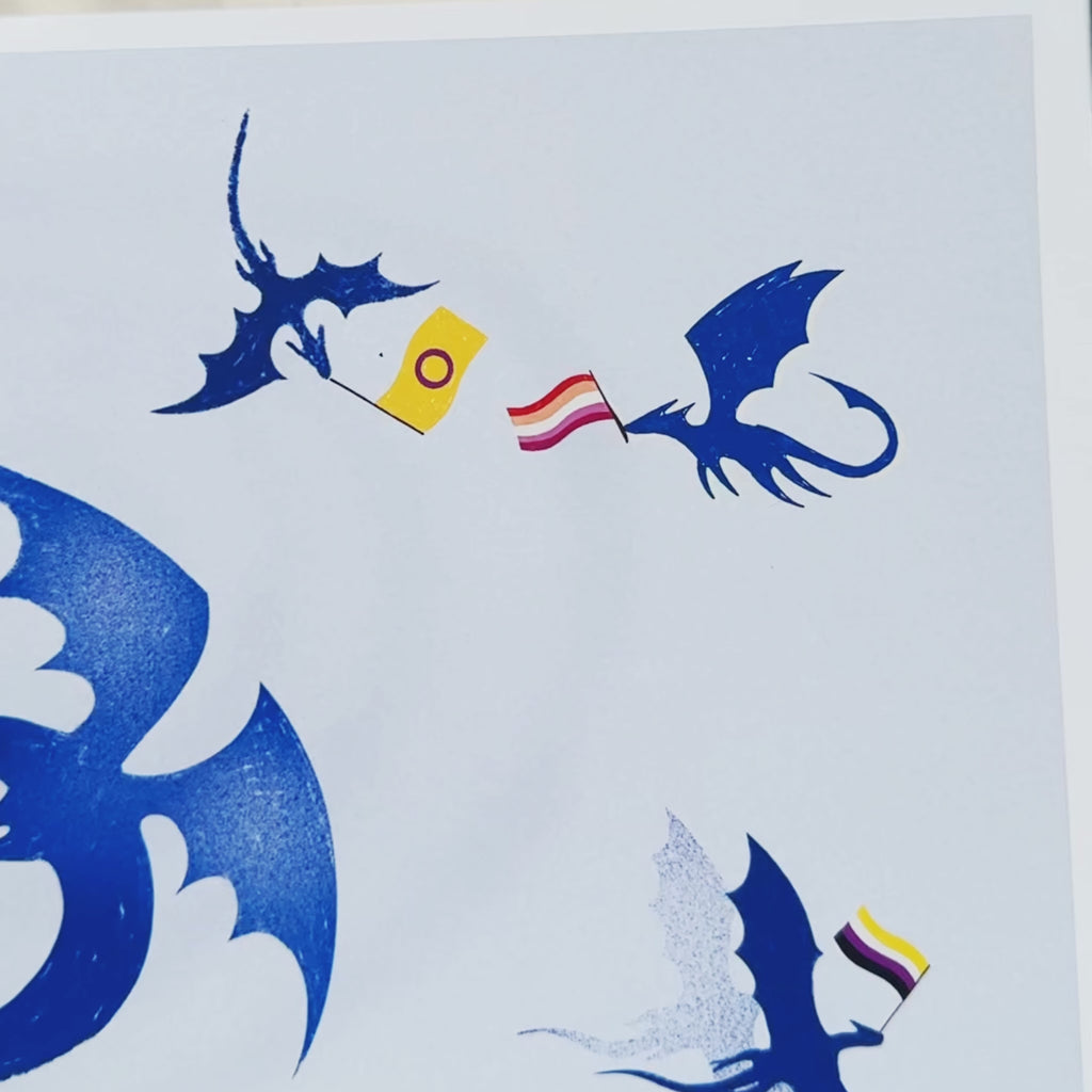 Dragons of Pride ✶ Signed A3 Print